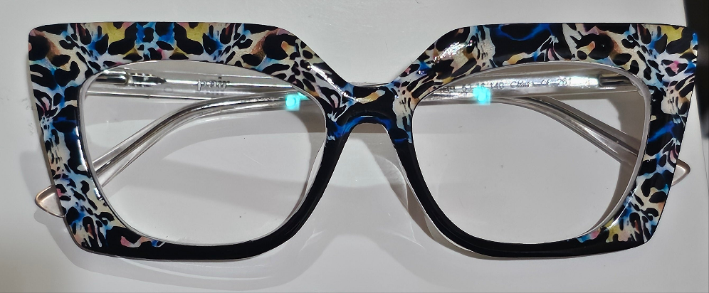 Abstract Blk & Blue Animal
