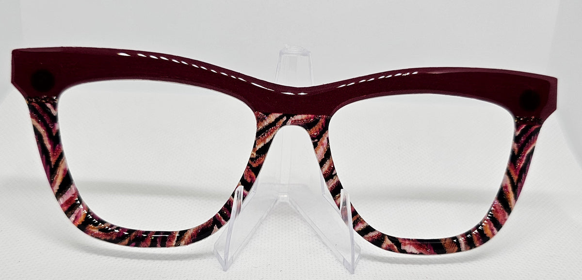 Glitzy Tigress (Wine Color)