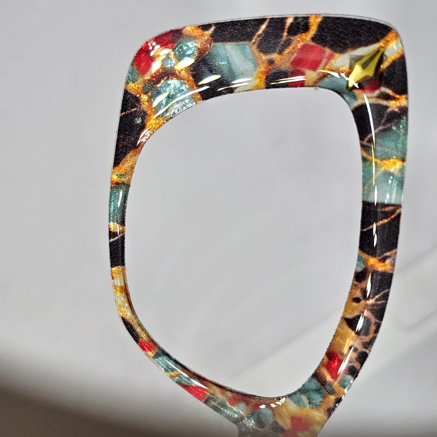 Stained Glass Christmas Tort