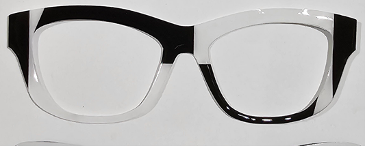 White & Blk Geo