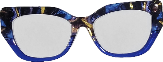Go Big Blue(Blue & Gold Marble)