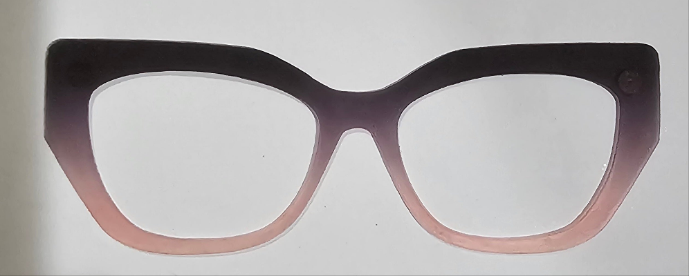 Pink Grey Gradient Matte (Resin Available)