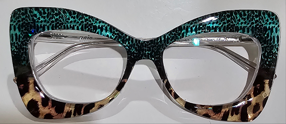 Green Speckled Animal Split