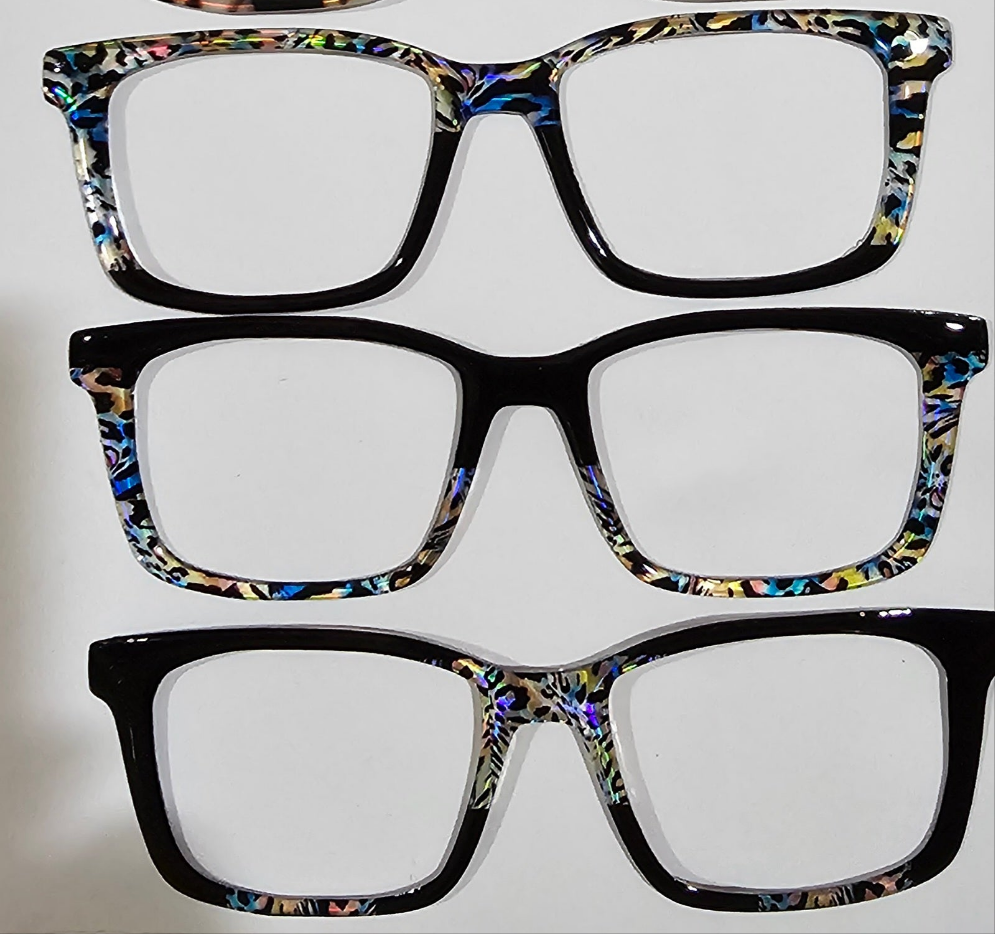Abstract Blk & Blue Animal