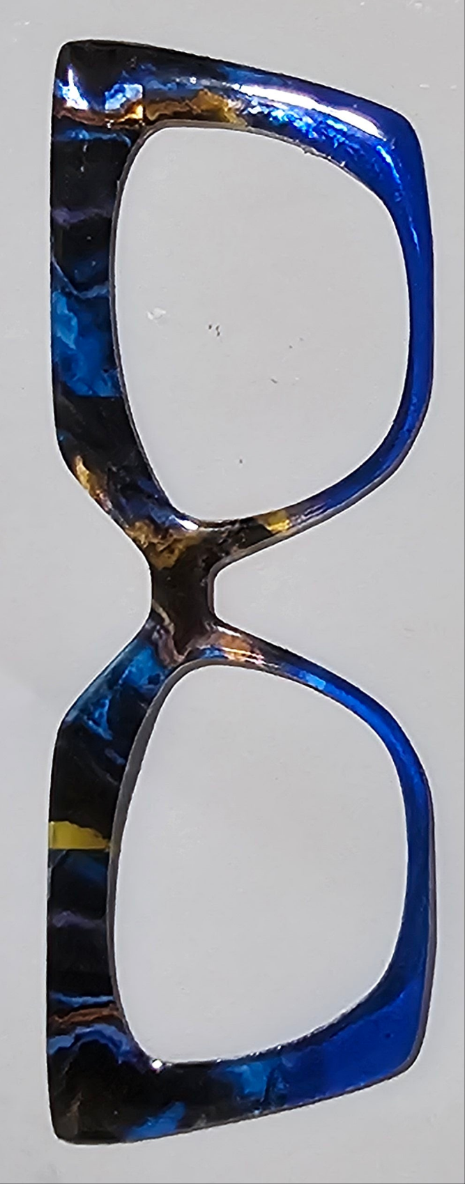 Go Big Blue(Blue & Gold Marble)