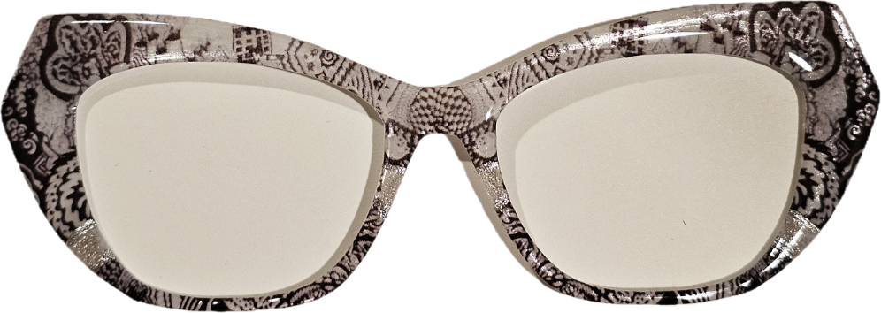 Vintage Lace On White