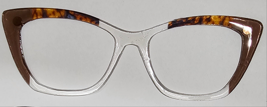 Brown Tort Faded to Clear