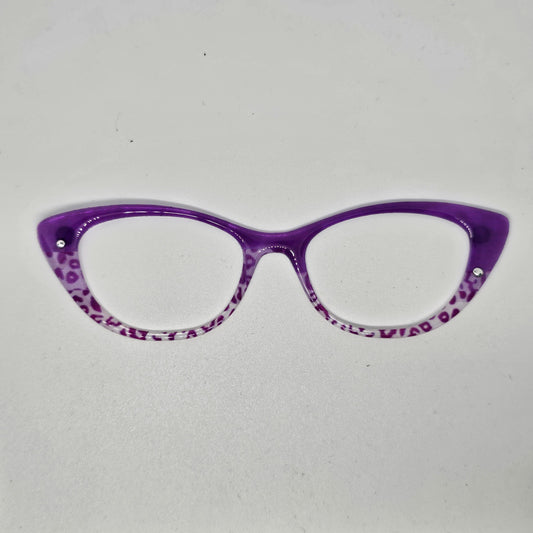 Purple & White Animal (On White)