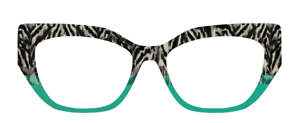 Teal Zebra Split