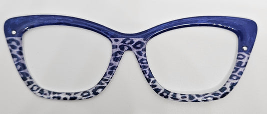 Blue & White Animal (On White)