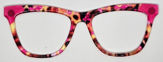 Double Cornered Pink Splatter