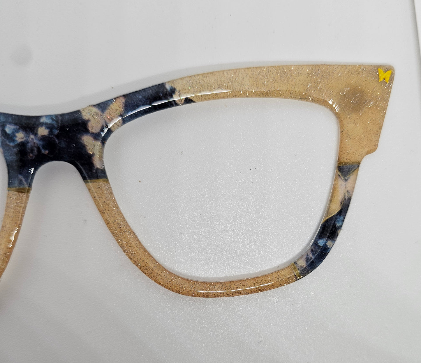 Denim Butterfly (Semi Translucent)