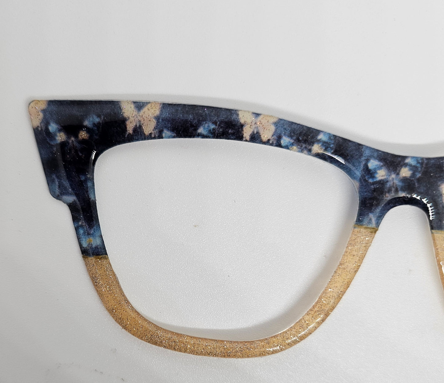 Denim Butterfly (Semi Translucent)